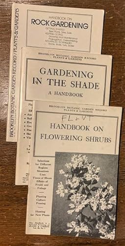 Brooklyn Botanical Gardens Record; 3 titles