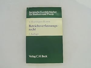 Imagen del vendedor de Juristische Kurzlehrbcher fr Studium und Praxis - Betriebsverfassungsrecht a la venta por Das Buchregal GmbH