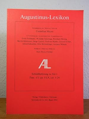 Image du vendeur pour Augustinus-Lexikon. Schlulieferung zu Vol. 1. Fasc. 1/2: pp. I - LX, col. 1 - 24 mis en vente par Antiquariat Weber