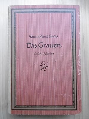 Seller image for Das Grauen. Seltsame Geschichten. (60.-69.Tsd.) for sale by Antiquariat Steinwedel