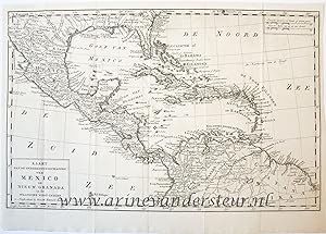 Seller image for [Antique print, cartography] Map of Mexico and the Spanish West Indies, published 1765. for sale by Antiquariaat Arine van der Steur / ILAB