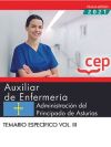 Auxiliar de Enfermería. Administración del Principado de Asturias. Temario Específico. Vol. III