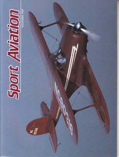 Sport Aviation Magazine - November 1989