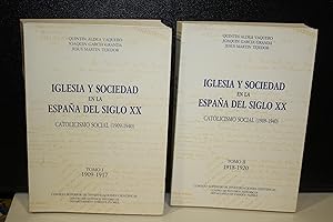 Imagen del vendedor de Iglesia y Sociedad en la Espaa del Siglo XX. Catolicismo social(1909-1940).- Dos tomos.- Aldea Vaquero, Quintn. ; Garca Granda, Joaqun. ; Martn Tejedor, Jess. a la venta por MUNDUS LIBRI- ANA FORTES