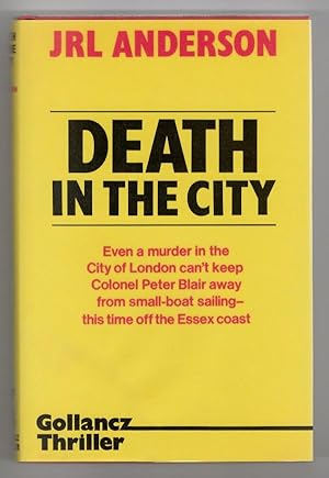 Image du vendeur pour Death in the City by J. R. L. Anderson (First Edition) File Copy mis en vente par Heartwood Books and Art