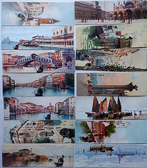 14 Bookmark Postcards of Venice (Venezia) Italy