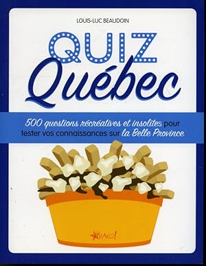 Image du vendeur pour Quiz Qubec mis en vente par Librairie Le Nord