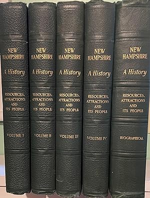 Seller image for New Hampshire - Resources, Attractions, and Its People, A History - Five Volumes, I, II, III, IV and Biographical for sale by UHR Books