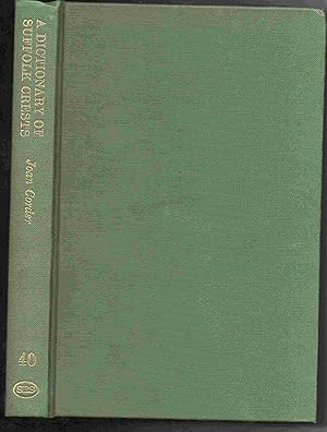 Imagen del vendedor de Dictionary of Suffolk Crests, A: Heraldic Crests of Suffolk Families. Vol. XL a la venta por Joy Norfolk, Deez Books