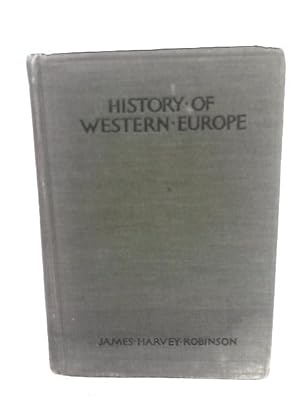 Bild des Verkufers fr An Introduction to the History of Western Europe zum Verkauf von World of Rare Books