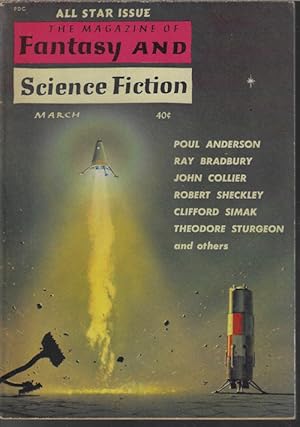 Bild des Verkufers fr The Magazine of FANTASY AND SCIENCE FICTION (F&SF): March, Mar. 1960 ("All the Traps of Earth") zum Verkauf von Books from the Crypt