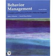 Image du vendeur pour Behavior Management Principles and Practices of Positive Behavior Supports mis en vente par eCampus