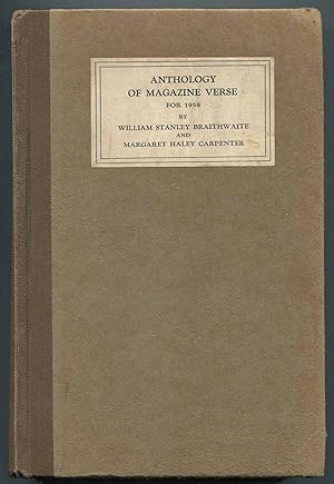 Bild des Verkufers fr Anthology of Magazine Verse for 1958 and Anthology of Poems from the Seventeen Previously Published Braithwaite Anthologies zum Verkauf von Between the Covers-Rare Books, Inc. ABAA