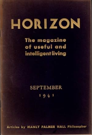 Imagen del vendedor de HORIZON: SEPTEMBER 1941, VOLUME 1, NO. 2: The Magazine of Useful and Intelligent Living a la venta por By The Way Books