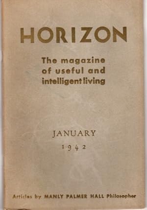 Imagen del vendedor de HORIZON: JANUARY 1942, VOLUME 1, NO. 5: The Magazine of Useful and Intelligent Living a la venta por By The Way Books