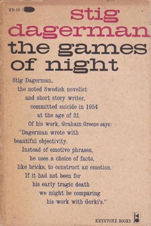 Bild des Verkufers fr The Games of Night: Ten Stories and an Autobiographical Piece zum Verkauf von Goulds Book Arcade, Sydney