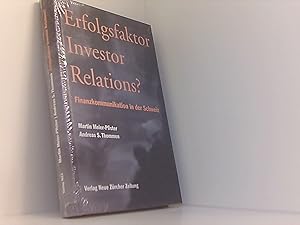 Immagine del venditore per Erfolgsfaktor Investor Relations?: Finanzkommunikation in der Schweiz venduto da Book Broker