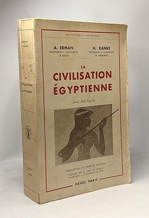 Imagen del vendedor de La civilisation gyptienne - bibliothque historique a la venta por crealivres