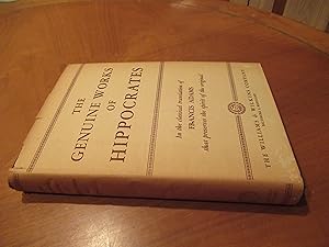 Seller image for The Genuine Works Of Hippocrates for sale by Arroyo Seco Books, Pasadena, Member IOBA