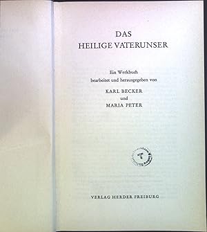 Bild des Verkufers fr Das heilige Vaterunser zum Verkauf von books4less (Versandantiquariat Petra Gros GmbH & Co. KG)