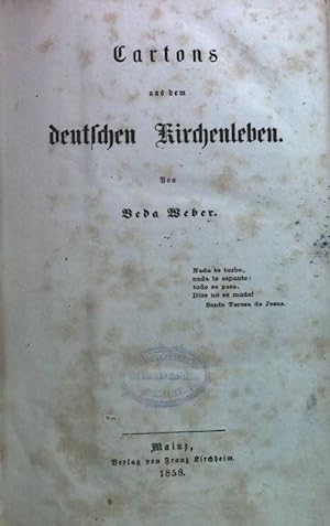Seller image for Cartons aus dem deutschen Kirchenleben. for sale by books4less (Versandantiquariat Petra Gros GmbH & Co. KG)
