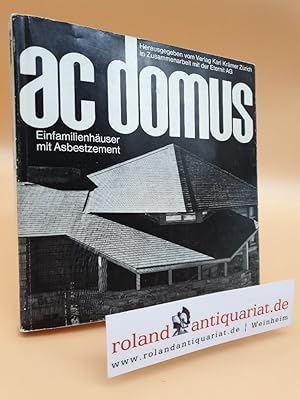 Imagen del vendedor de Einfamilienhuser mit Asbestzement ac domus a la venta por Roland Antiquariat UG haftungsbeschrnkt