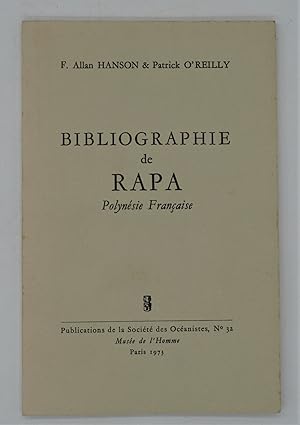 Bibliographie de RAPA , Polynésie Française