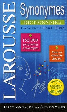Imagen del vendedor de Dictionnaire Des Synonymes / Dictionary of Synonyms a la venta por WeBuyBooks