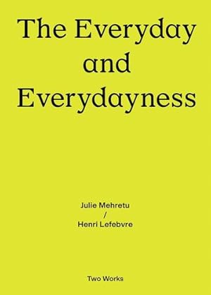 Seller image for The Everyday and Everydayness [Broché ] for sale by booksXpress