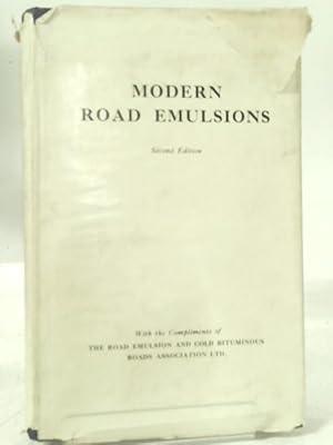 Immagine del venditore per Modern Road Emulsions venduto da World of Rare Books