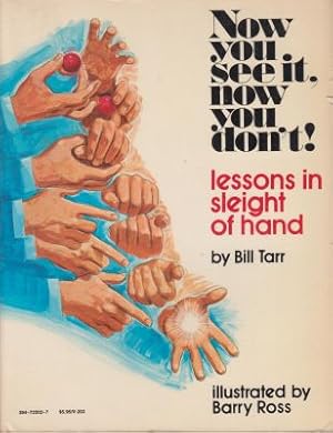 Seller image for Now you see it, now you don?t: Lessons in sleight of hand for sale by Robinson Street Books, IOBA