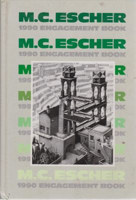 Bild des Verkufers fr M.C. Escher 1990 Engagement Book zum Verkauf von Robinson Street Books, IOBA