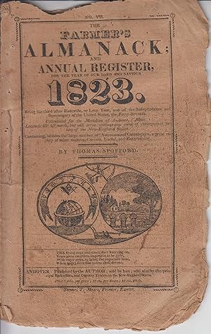 Seller image for The Farmer's Almanack and Annual Register for 1823 for sale by Robinson Street Books, IOBA