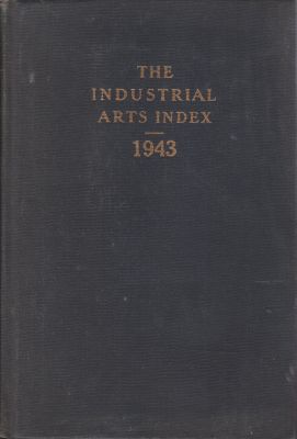 Seller image for The Industrial Arts Index for sale by Robinson Street Books, IOBA