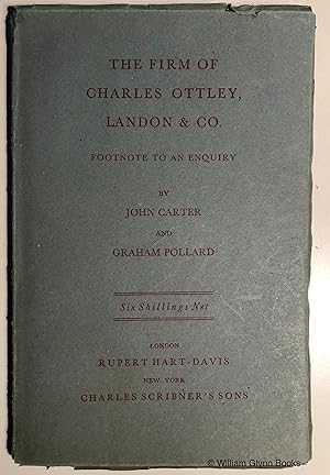 Image du vendeur pour The Firm of Charles Ottley, Landon & Co. Footnote to an Enquiry mis en vente par William Glynn