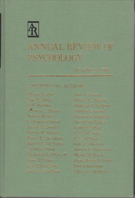 Bild des Verkufers fr Annual Review of Psychology, Volume 31, 1980 zum Verkauf von Robinson Street Books, IOBA