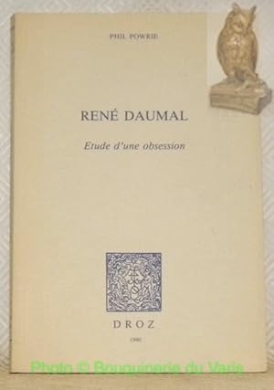 Bild des Verkufers fr Ren Daumal. Etude d'une obsession. zum Verkauf von Bouquinerie du Varis