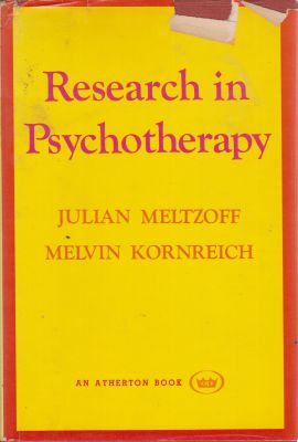 Bild des Verkufers fr Research in Psychotherapy zum Verkauf von Robinson Street Books, IOBA
