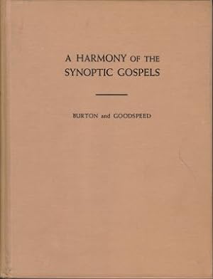 Immagine del venditore per A Harmony of the Synoptic Gospels venduto da Robinson Street Books, IOBA