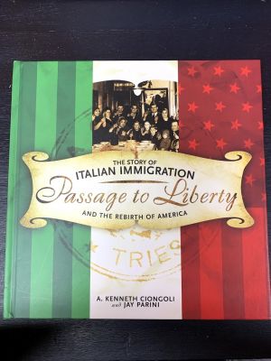 Image du vendeur pour The Story of the Italian Immigration; Passsage to Liberty; and the the rebirth of america mis en vente par Robinson Street Books, IOBA
