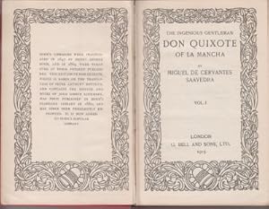 Seller image for The Ingenious Gentleman Don Quixote of La Mancha; 2 volume set for sale by Robinson Street Books, IOBA