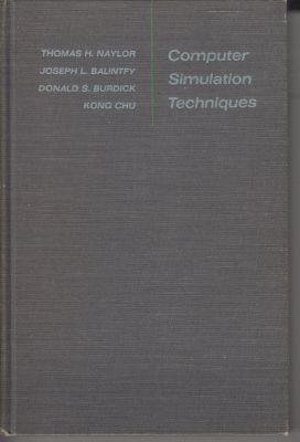 Immagine del venditore per Computer Simulation Techniques venduto da Robinson Street Books, IOBA