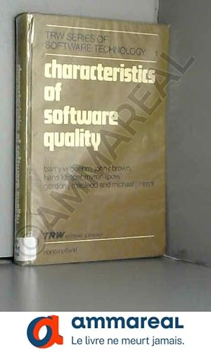 Seller image for Characteristics of Software Quality for sale by Ammareal