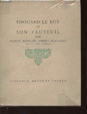 Bild des Verkufers fr Edouard le Roy et son fauteuil zum Verkauf von Le-Livre