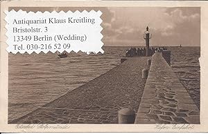 Bild des Verkufers fr Stolpmnde. 1 alte Orig.- Ansichtspostkarte zum Verkauf von Klaus Kreitling