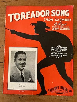 Seller image for TOREADOR SONG (from "Carmen") for sale by Jim Hodgson Books