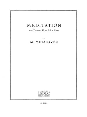 Imagen del vendedor de MIHALOVICI - Meditation para Trompeta y Piano a la venta por Mega Music