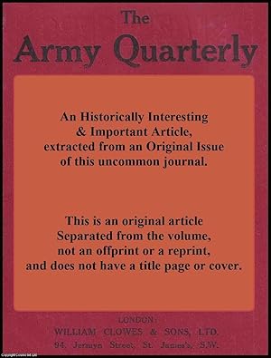 Image du vendeur pour Platoon Leadership in the Encounter Attack. An original article from the Army Quarterly, 1930. mis en vente par Cosmo Books