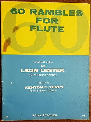 Bild des Verkufers fr 60 Rambles for Flute zum Verkauf von Lon Pen
