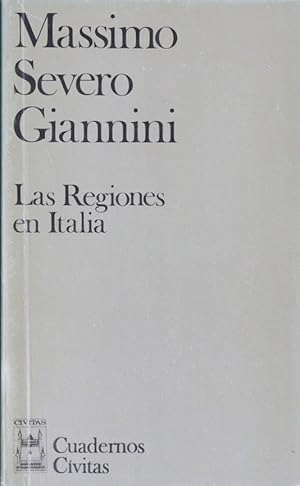 Imagen del vendedor de Las regiones en Italia a la venta por Librera Alonso Quijano